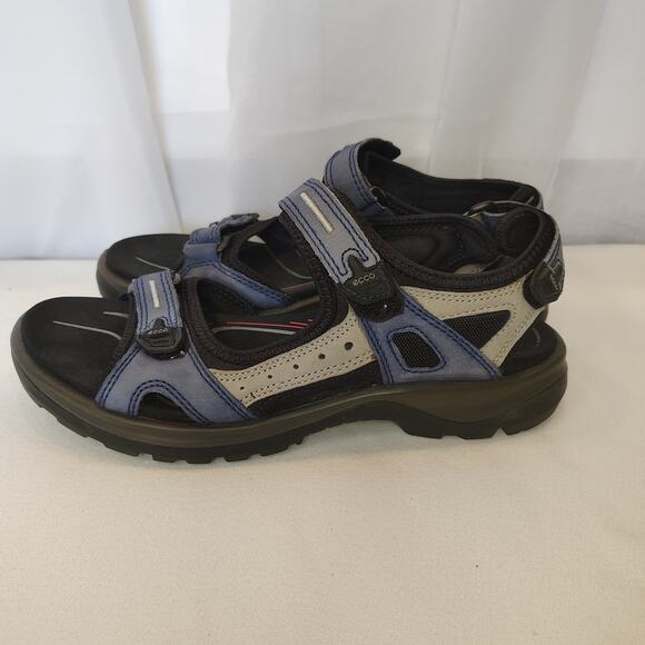 ECCO Mens Sport Sandals Blue Adjustable Strap Comfort Outdoor Shoes walking shoe main image 8
